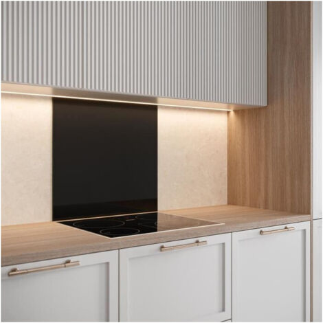 Fondo de campana en vidrio esmaltado negro 45x60 de Saint-Gobain
