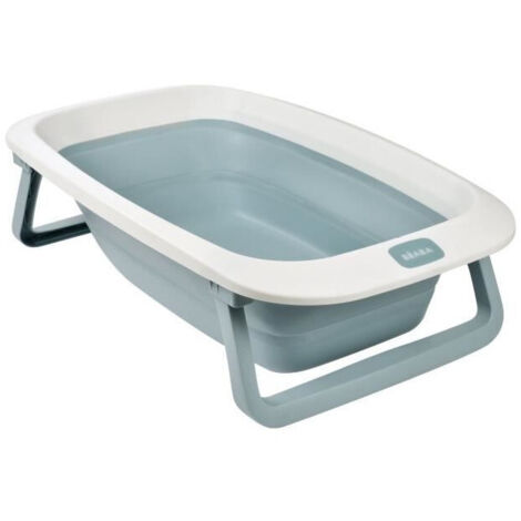 BEABA, Bañera plegable - 920403 - Bañera Eazy Pop Camélé'O - Azul báltico
