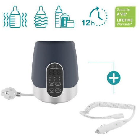 BABYMOOV Calienta biberones portátil casa/coches NutriSmart - Programable