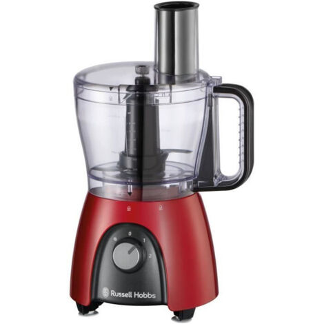 Robot de cocina - RUSSEL HOBBS - Desire Red - 600 W - 2 velocidades + pulso - Rojo (1/4)
