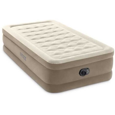 INTEX Lit d'appoint Ultra Plush électrique - 1 personne 64426ND