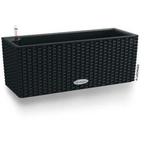 Jardiniere - Balconera cottage 50 - Kit complet - Noir graphite - 8 L - LECHUZA (1/2)