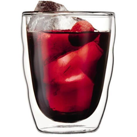 Set 2 verres - BODUM - Pilatus - Double paroi - 0.35 l - Transparent