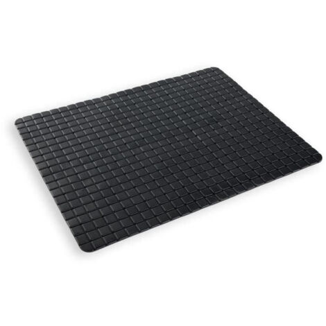 Tapis anti-dérapant baignoire ou douche - TODAY - UTILITY - 40 x 60 cm - Rectangle - Black (1/4)