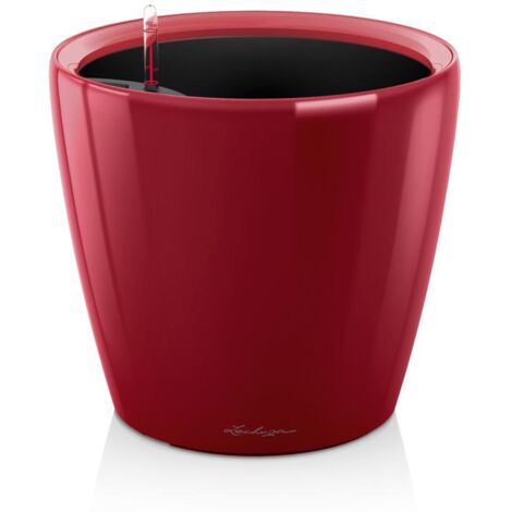 Jardiniere - Classico premium LS 21 - Kit complet - Rouge scarlet brillant - 3 L - LECHUZA