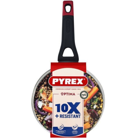 Casserole + couvercle - PYREX - 1455032 - Antiadhésif - 20 cm - Sans PFAS (1/4)