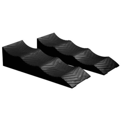 MIVIDE 4 Pièces Cales Roue Camping-Car – Caoutchouc Antidérapant 160x90x90 Mm Pour Voiture, Caravane