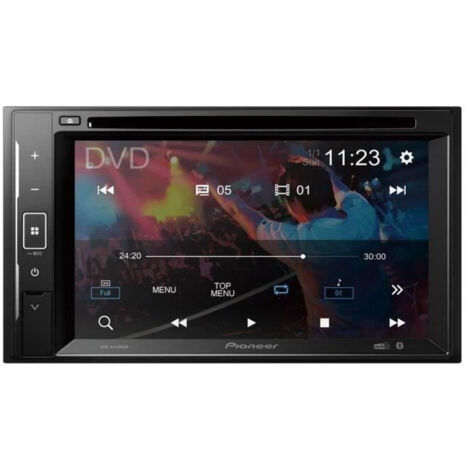 Autoradio - PIONEER - AVH-A240DABDAB - DVD - USB - 2 DIN - 6,2 - DAB+ - Bluetooth