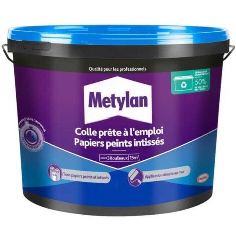 Colle Papiers Peints - METYLAN - 2977274 - Intissés - Seau - 2,25kg