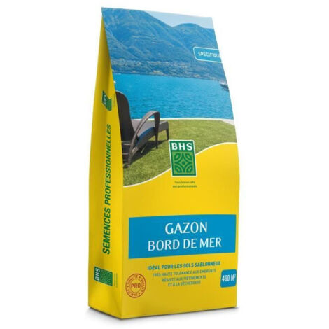 Césped - BHS - Césped Costero 10kg Resistente a viento, sequía, salinidad Hermoso césped de verano, estético y resistente.