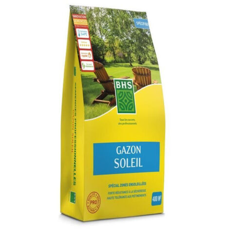 Césped - BHS - Gazon Soleil 10kg Resistente al clima mediterráneo y a la sequía