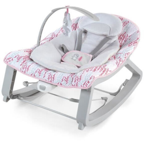 Transat évolutif INGENUITY Keep Cozy Lily 3-en-1 Rose/Gris clair - jusque0 18 kg