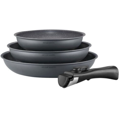 Batería de Cocina Arthur Martin AM521 Gris 4 Piezas (1/3)