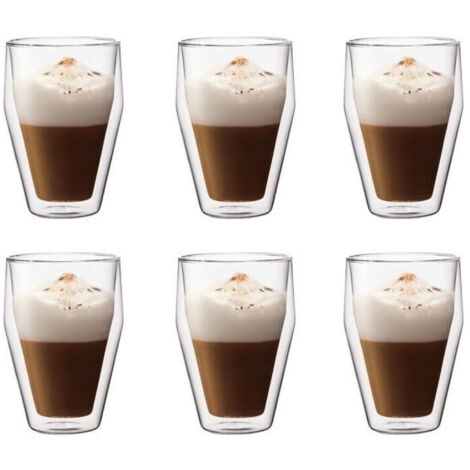Set 6 verres thermo - BODUM - Titlis - Double paroi - 0.35 l - Transparent (1/5)