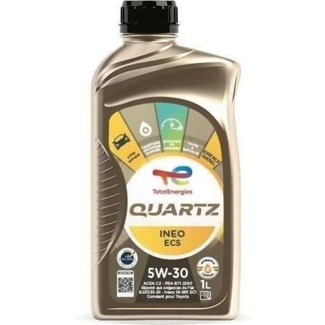 Aceite de Motor para Coche Total QUARTZ INEO ECS 1 L 5W30