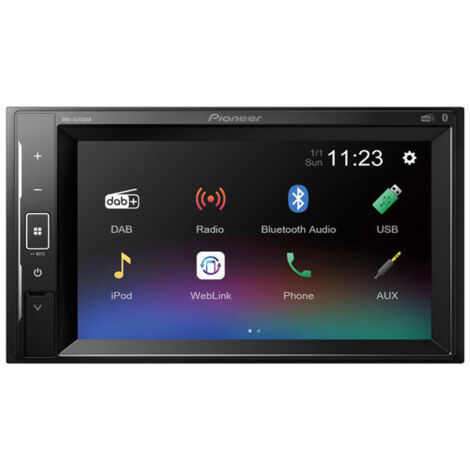 Autoradio - PIONEER - DMH-A240DABDAB - USB - 2 DIN - pantalla 6,2 - Bluetooth - DAB+
