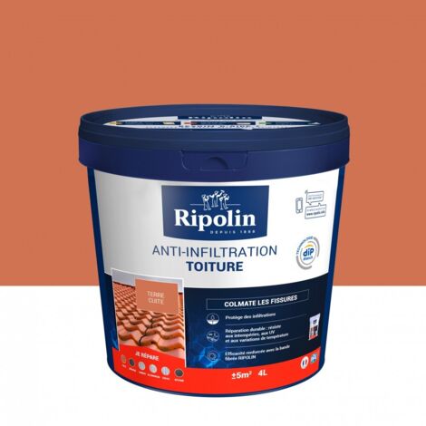 Anti-infiltrations toiture terre cuite - RIPOLIN - 4 L