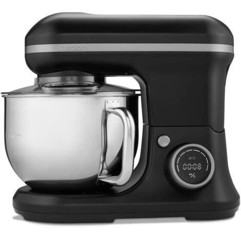 Robot pâtissier - MEDION - MD18420 - 1200 W - 5 L - 8 vitesses - Bol a glace - Noir (1/5)