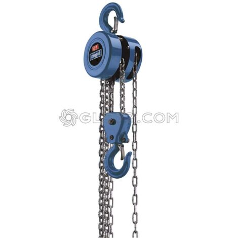 GUINCHO POLIPASTO MALACATE MANUAL DE CADENA 2 TON 3 METROS SCHEPPACH CB02