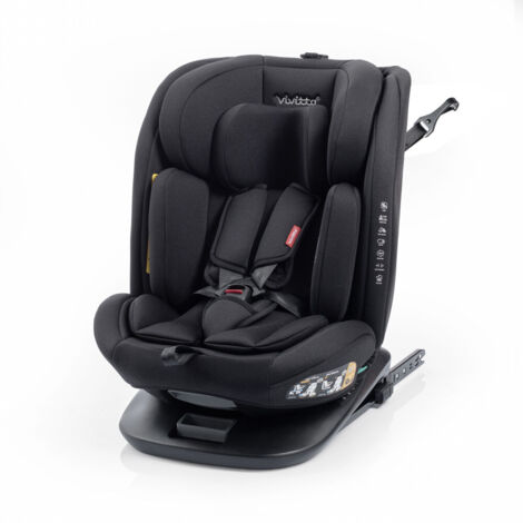 Siège auto BABYAUTO Garaia Vivitta Groupe 0/1/2/3 40–150 cm Isofix Top Tether Pivotant Noir