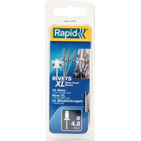 Remache Ciego, Ř De Aluminio 48 X 20 Mm + 25 Unidades Foret Blister Rápido