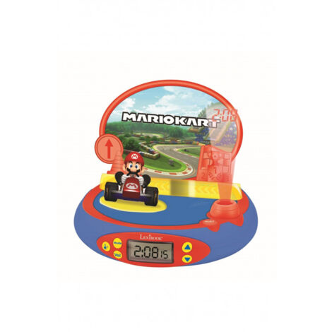 Reloj Despertador Lexibook Mario Kart Proyector con sonido