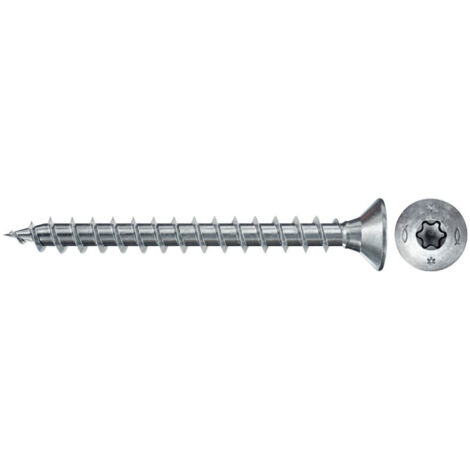 FISCHER 670073 PowerFast II FPF II CTF 3,5x16 BC 200 con cabeza avellanada, engarce TX, rosca total y cincado
