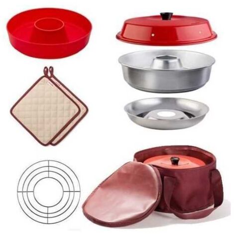 Pack Omnia 1 horno portátil rojo para camping
