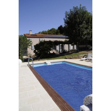 Bâche été a bulles - GRE - 180 µ - Piscine 6,00 x 3,00 m - Pour piscine acier/résine, tubulaire ou auto portante