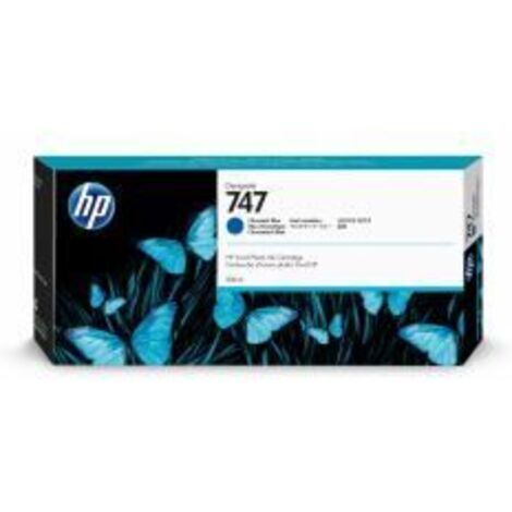 HP Cartucho de tinta azul cromática DesignJet 747 de 300 ml