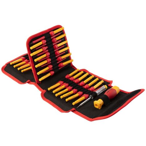 Puntas de destornillador con soporte 1000V, 50 piezas. (1/4)