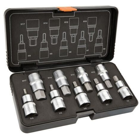 Embouts Hexagonaux sur douille 1/2 55 mm NEO TOOLS 08-705 (1/5)
