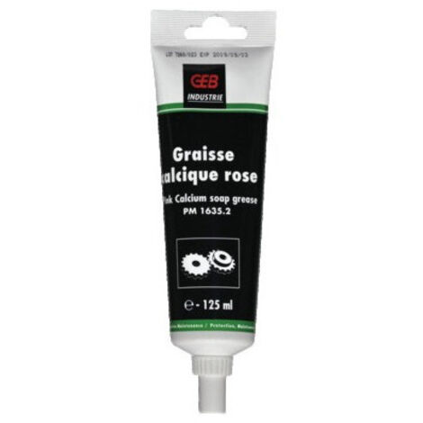 GEB Grasa calcárea rosa tubo 125 ml lubricante técnico