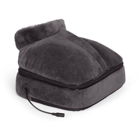 Masajeador shiatsu 2 en 1 - LIVOO - DOS204 - Pies y espalda - 24 cabezas - 3 velocidades - Con o sin calor - Gris (1/5)