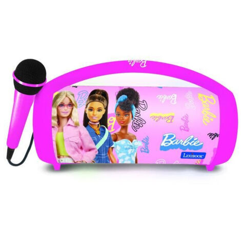 Altavoz Bluetooth Sin Fil Luminoso con Micro Barbie (1/4)