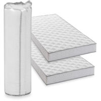 Lote de 2 colchones - 90 x 190 cm - Espuma - 14 cm - 5 zonas de confort - DEKO DREAM - Hahtuva
