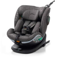 Asiento de coche - BABYAUTO - XPERTA GREY DOBBY - Desde el nacimiento hasta 12 años - 0-36 kg - I-Size - ISOFIX - Giro de 360° - ECE R129