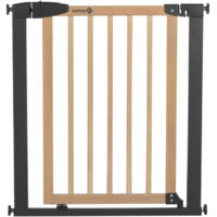 SAFETY 1ST SIMPLY CLOSE WOOD & META, Pression, 73-80 cm (Max. 94cm), sans vis ni perçage, Ouverture d'une Main, Bois et Graphit