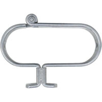 Porta candados - ABUS - 131/140 GateSec - Protección vallas de construcción - Acero cementado - Anticorrosión