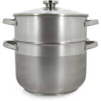 Couscoussier - MENASTYL - 4615450 - En acier inoxydable - 10 litres - Tous feux dont induction