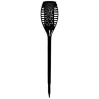 Antorcha solar de resina 12 LED ámbar titilantes Ø 7,3cm H47cm - GALIX