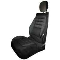 Couvre-siege - KINE TRAVEL - Confort intégral - Noir - Compatible airbags - Mousse haute qualité