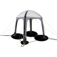 Refugio inflable - KAMPA - AIR Shelter 200 - 2 x 2 m - Gris y negro