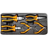 Lote de 5 pinzas NEO TOOLS 84-230 inserto para carros 84-221/84-222 acero S2 bimat茅ricas TPR/ABS