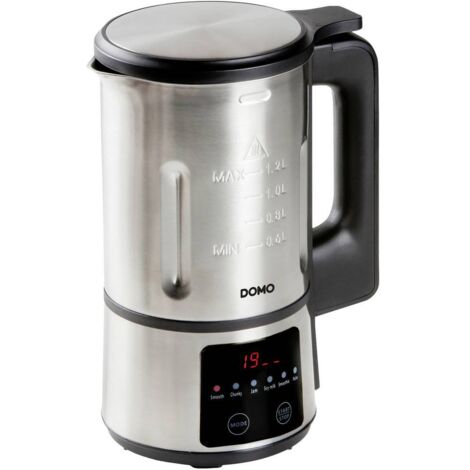 DOMO My Soup Express DO727BL Preparatore per zuppe e minestre acciaio inox, Nero