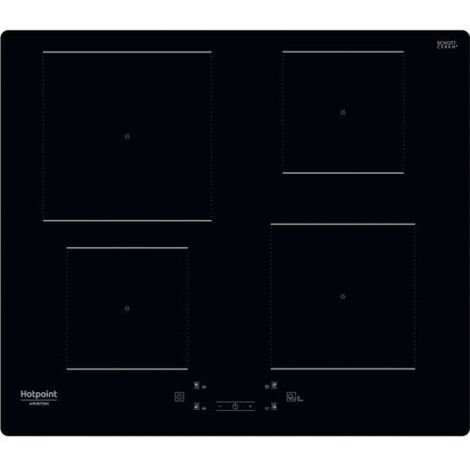 Piano cottura a induzione Hotpoint Ariston HQ 5660S NE – Colore nero – Da incasso – Larghezza 59 cm – Potenza 7200 W (1/10)