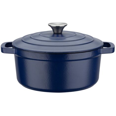 GSW - Blue Magic - Marmita - Ø 20 cm - Ghisa - Blu - Adatta a tutti i fuochi, compresa l'induzione (1/2)