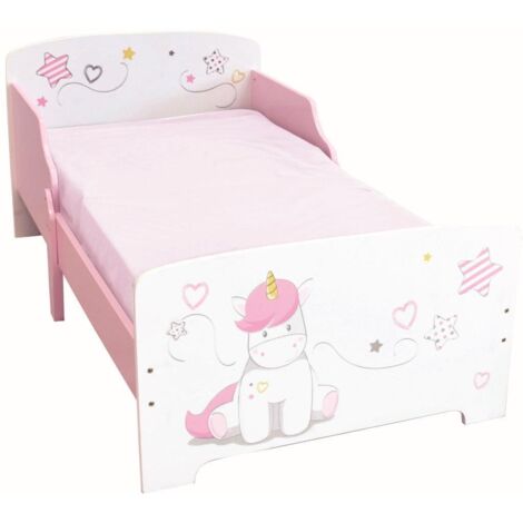 Fun House Licorne lit 140x70 cm avec lattes pour enfant