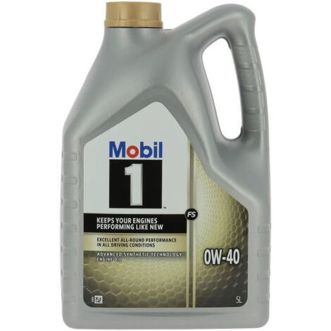 Bidone olio motore - MOBIL1 - 0W-40 FS - 5 L - 4 stagioni (1/5)