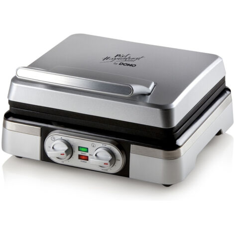 DOMO DO9149W Waffle Maker Elettrico - Acciaio Inox